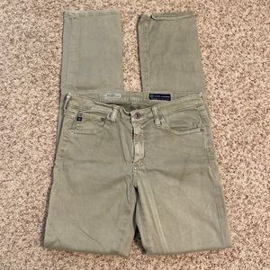 AG Adriano Goldschmied The Edge Mid-Rise Skinny Straight Pants